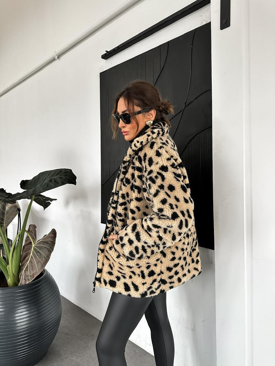 Leopar Cepli Spor Kesim Kürk