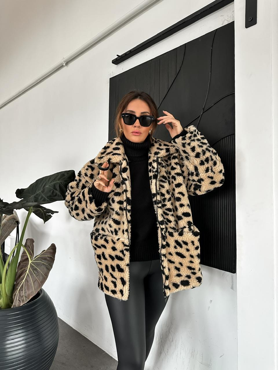 Leopar Cepli Spor Kesim Kürk