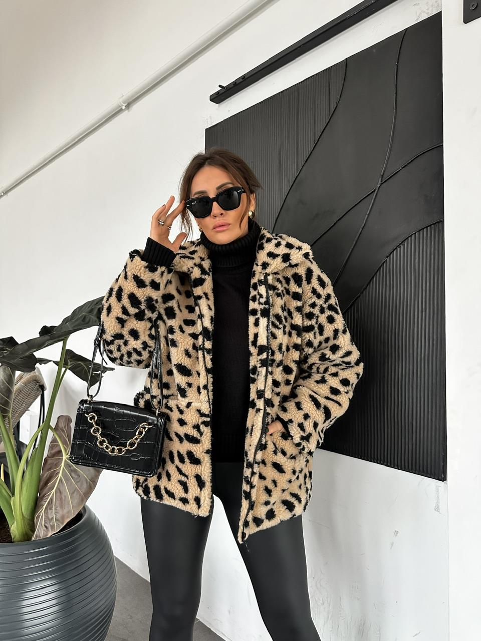 Leopar Cepli Spor Kesim Kürk