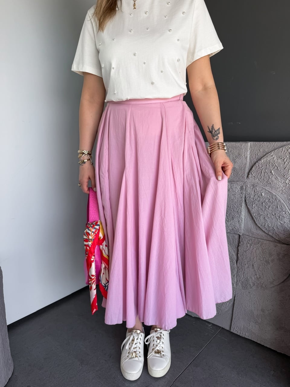 Pembe Orijinal Marka Kloş Etek
