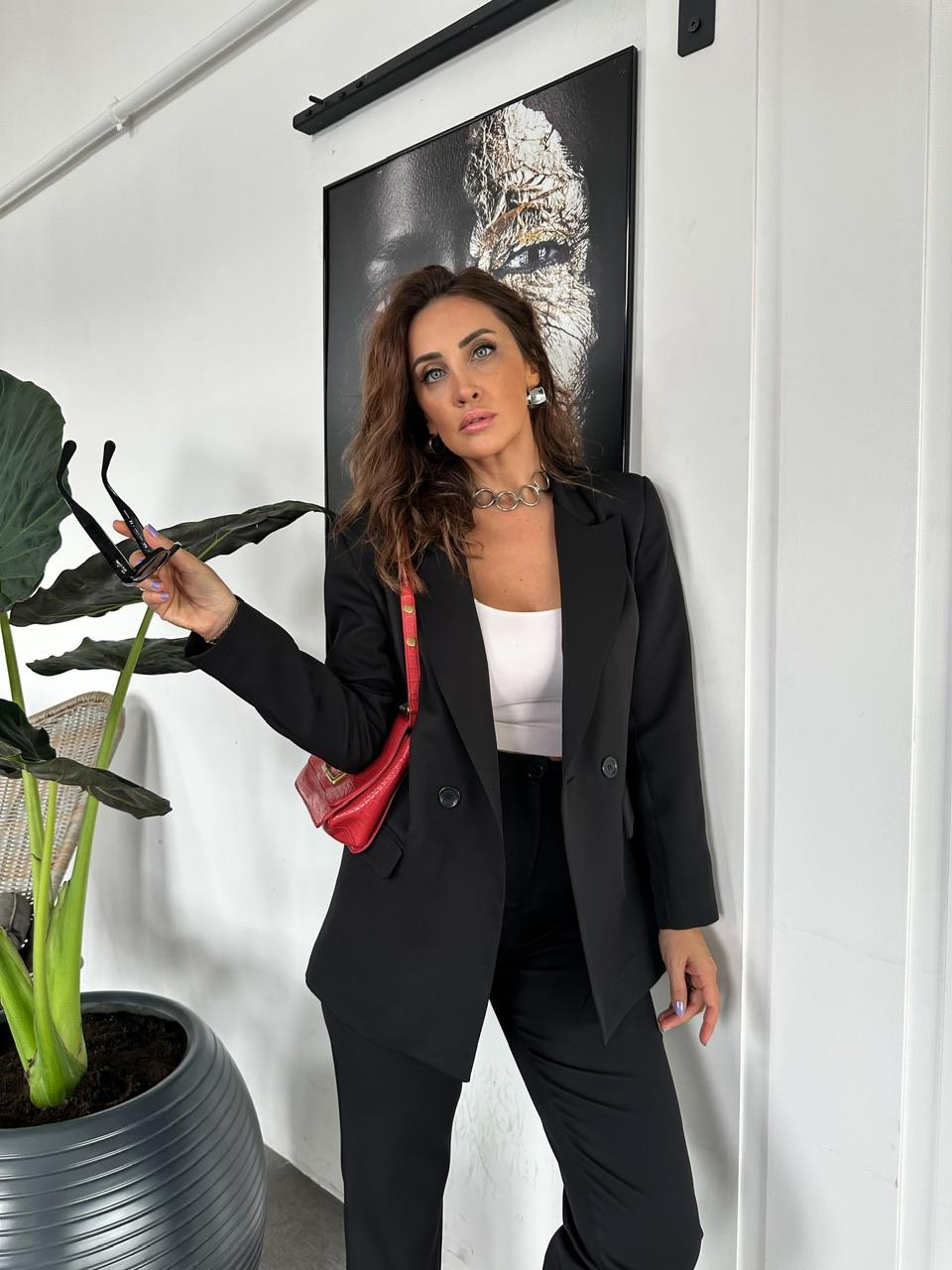 Siyah Ceket Pantolon Klasik Takım
