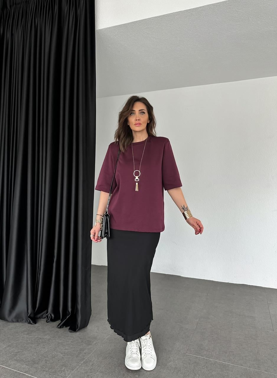 Siyah Çift Katlı Orijinal Tül Etek