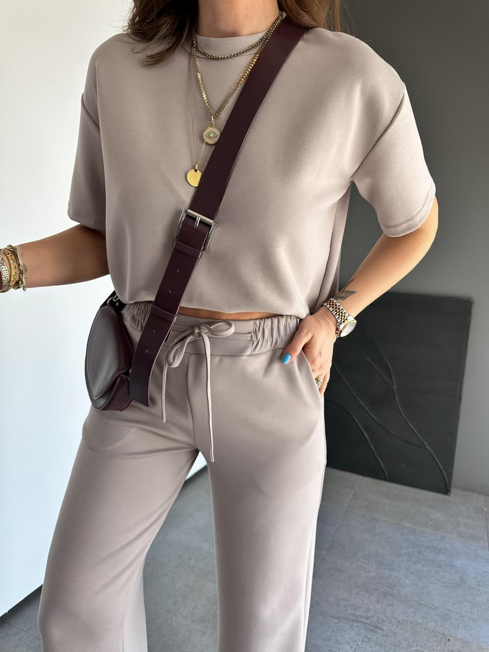 Taş Kısa Kollu Basic Modal Takım