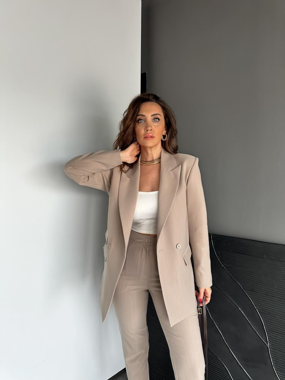 Taş Parlak Dokulu Premium Takım