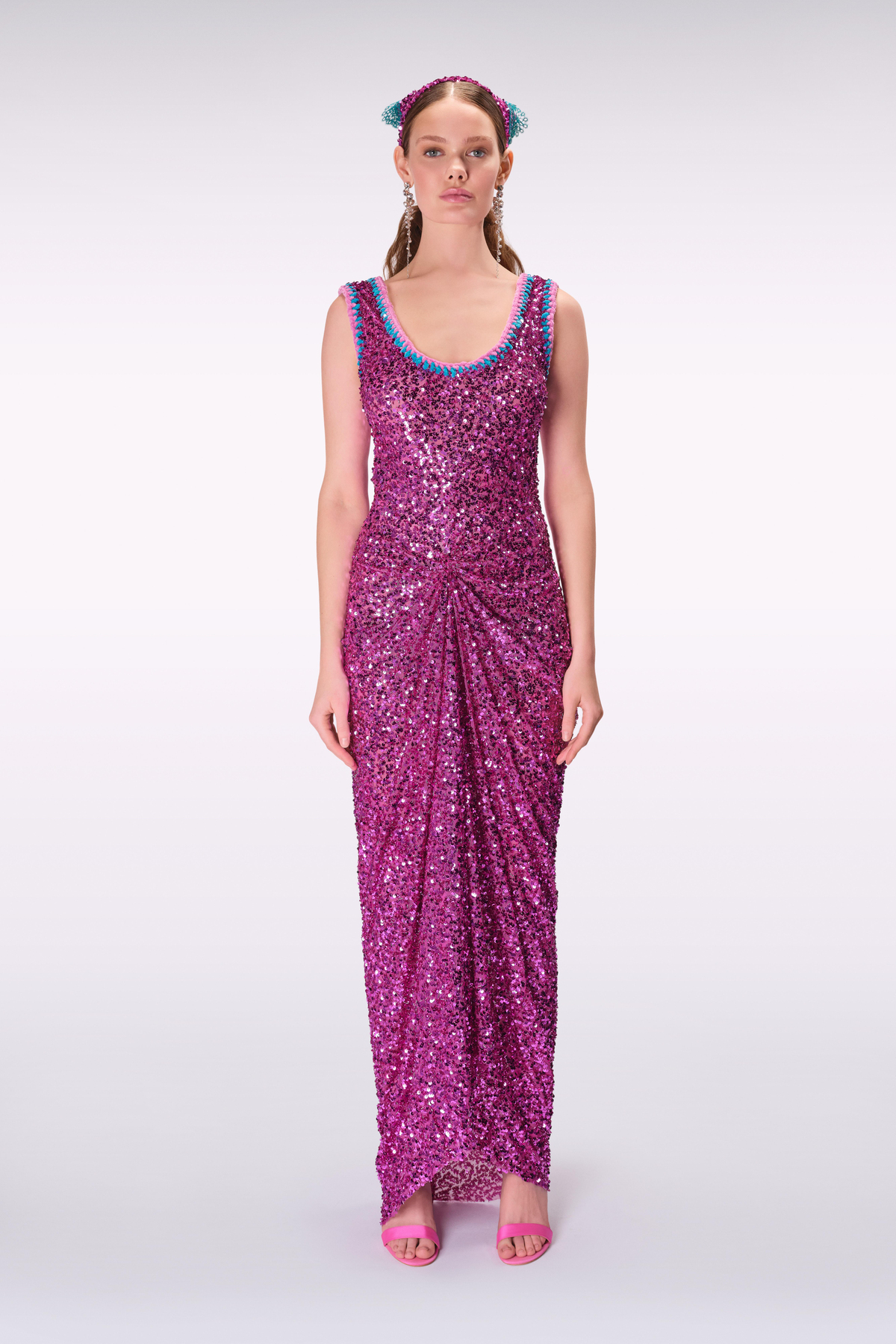 FERAYE DRESS FUCHSIA