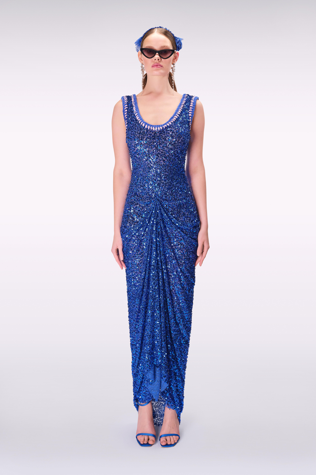 FERAYE DRESS ROYAL