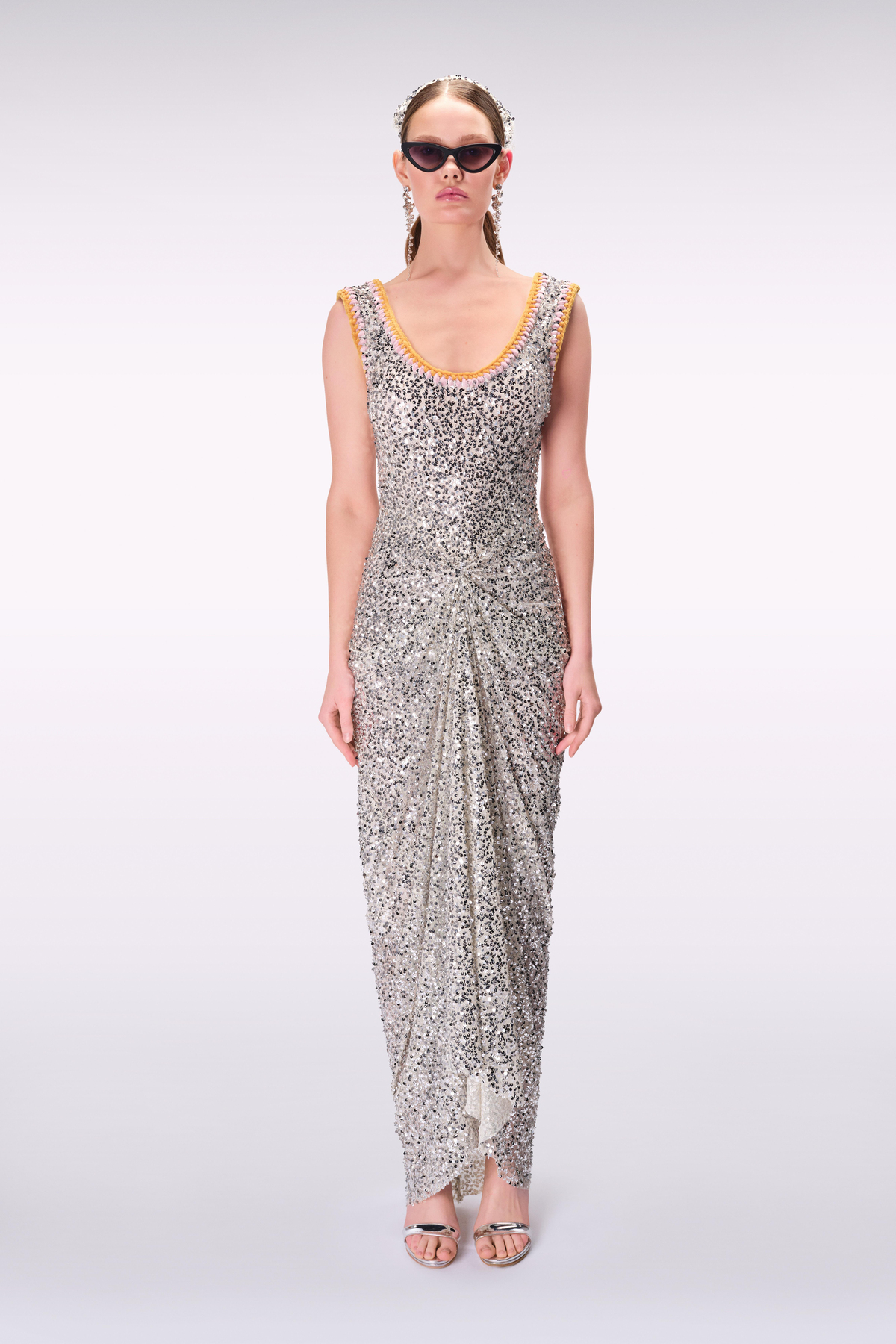 FERAYE DRESS SILVER