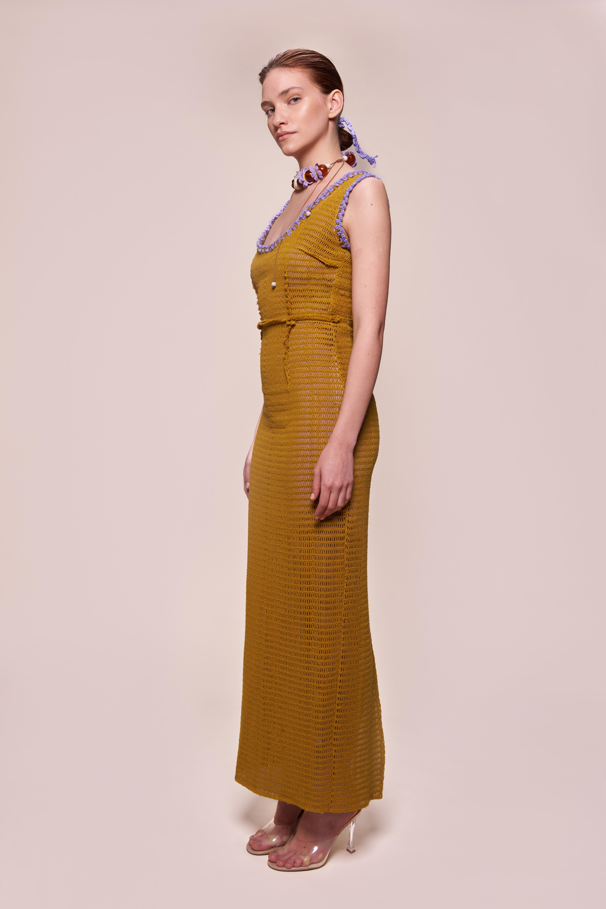 APHRODITE DRESS OCHRE
