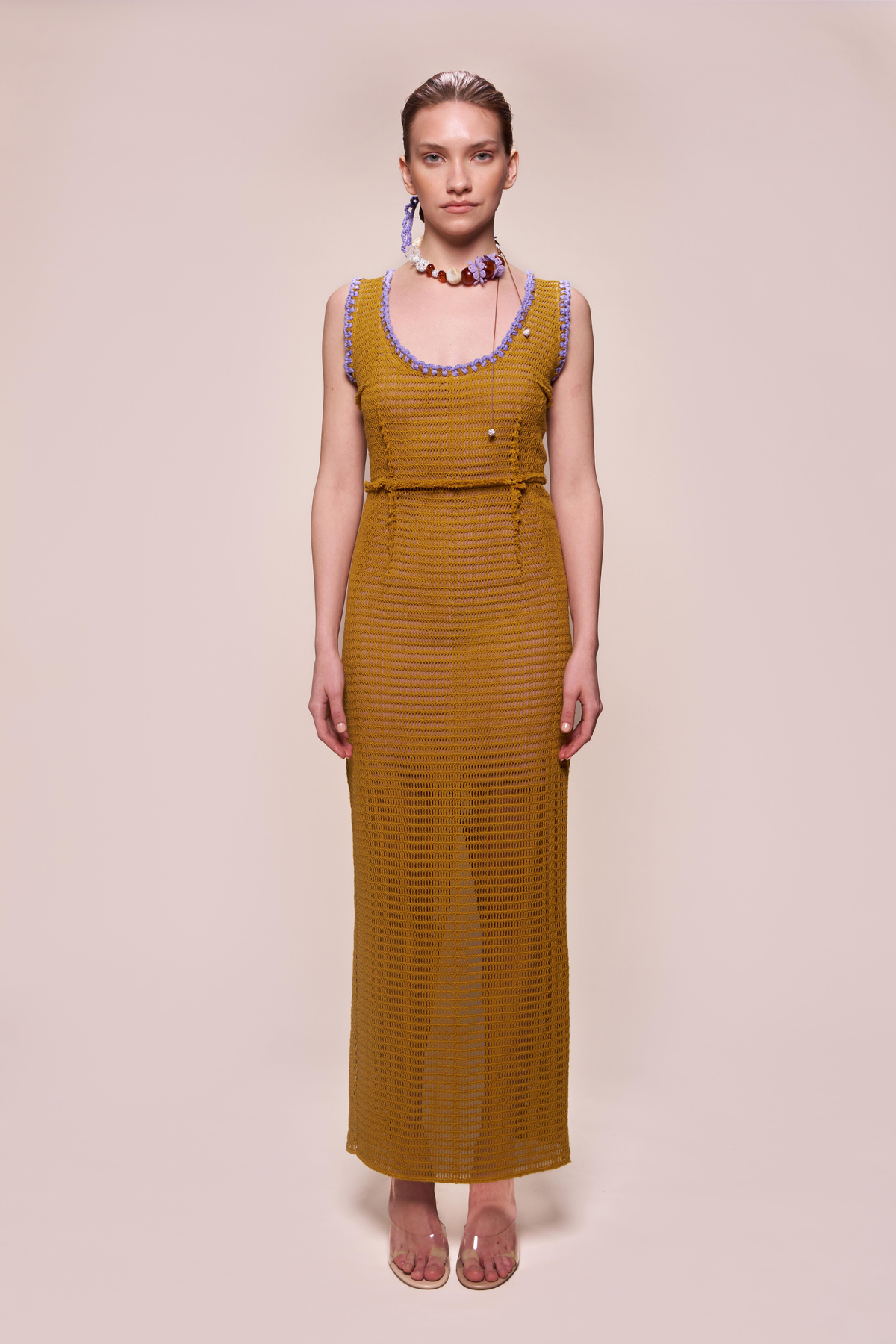 APHRODITE DRESS OCHRE