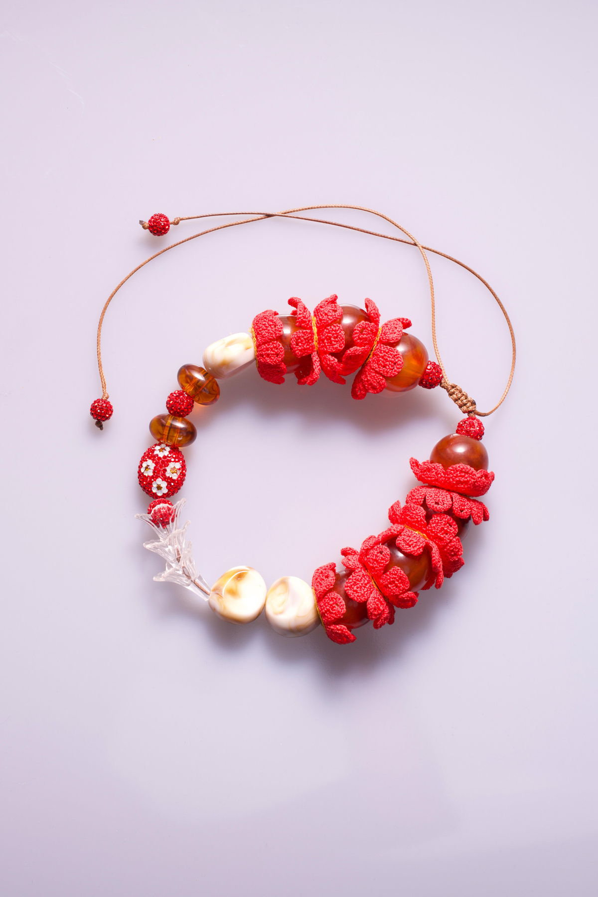CALLIOPE NECKLACE CARMINE