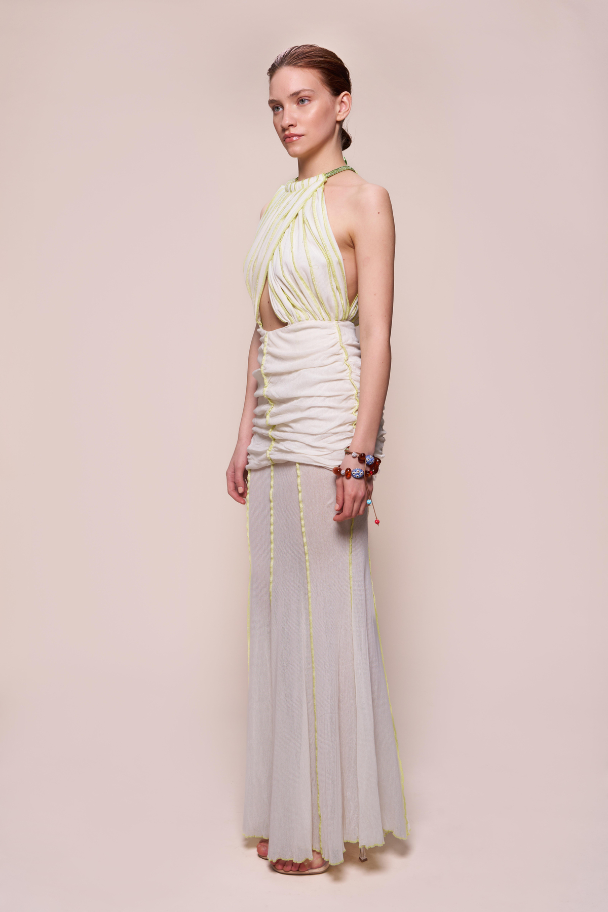 FARAH DRESS CREAMY