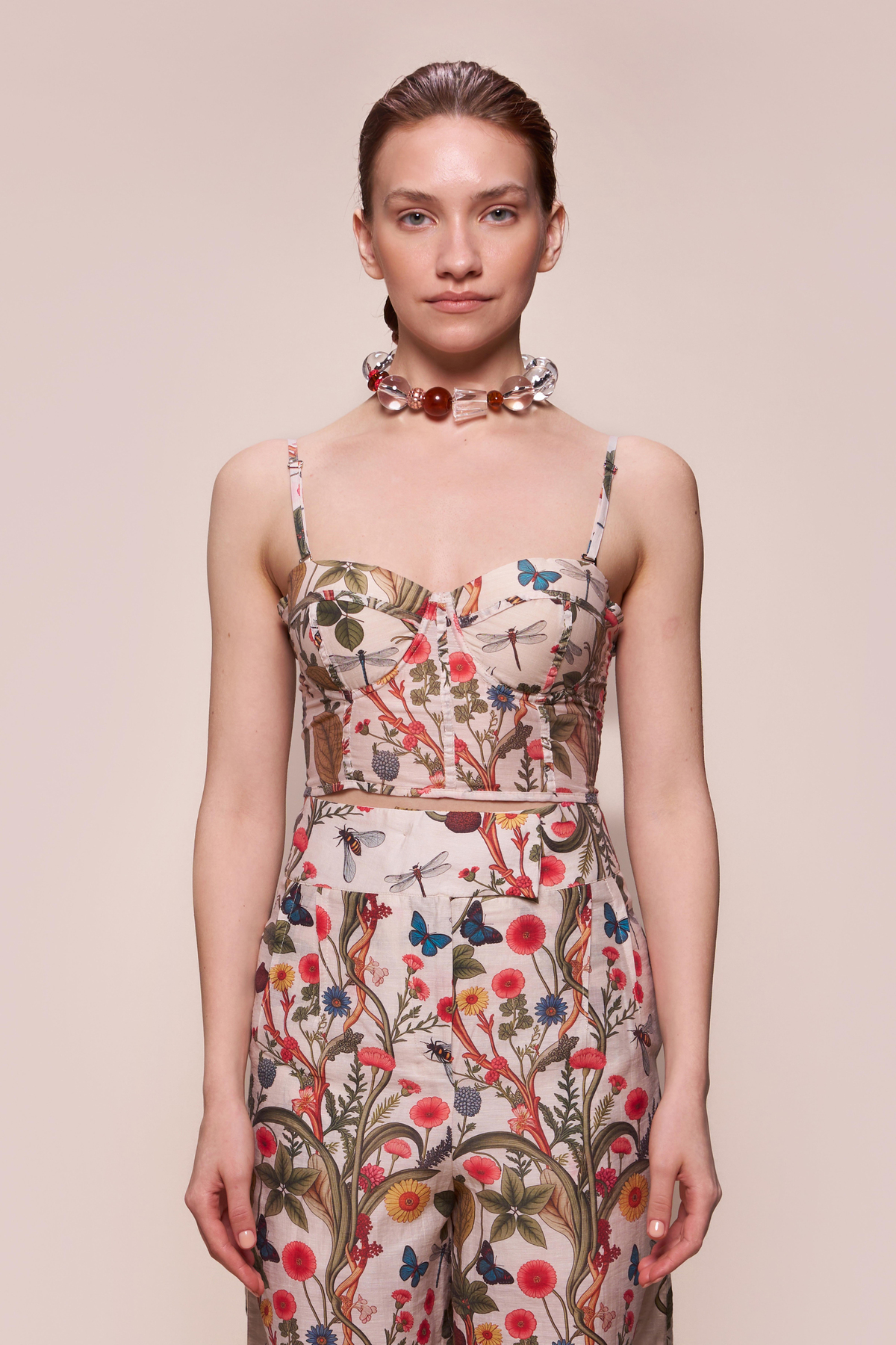 PENELOPE BUSTIER FLORAL
