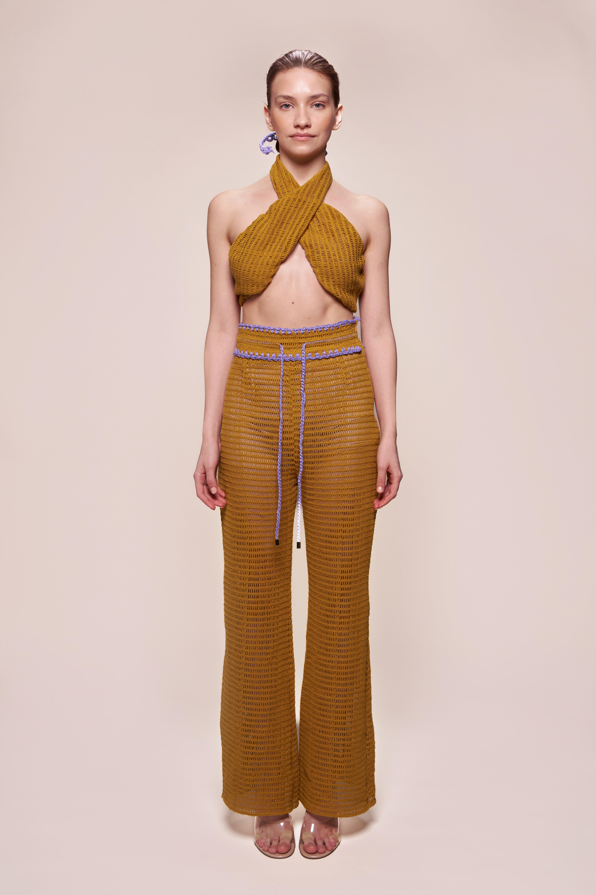 PERSEPHONE TROUSERS OCHRE