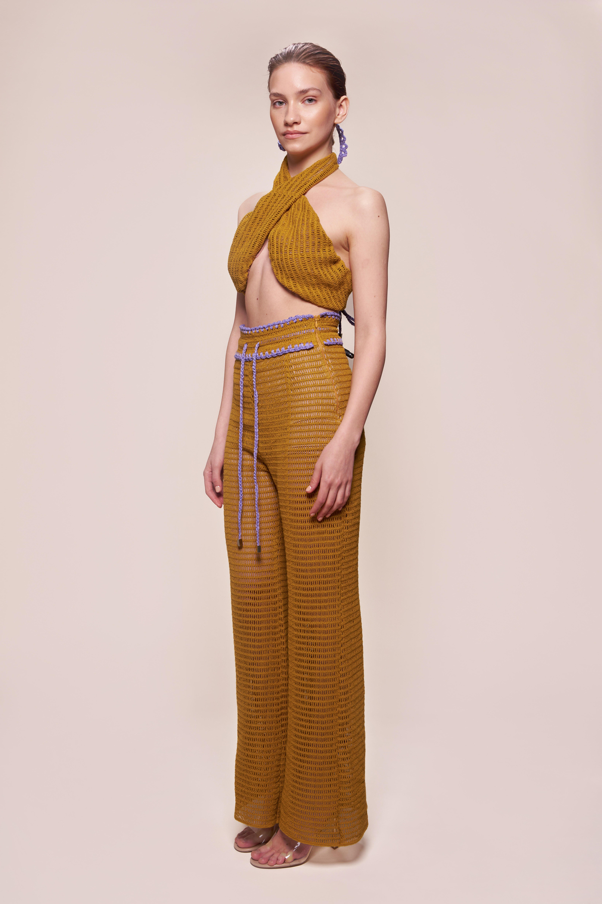 PERSEPHONE TROUSERS OCHRE