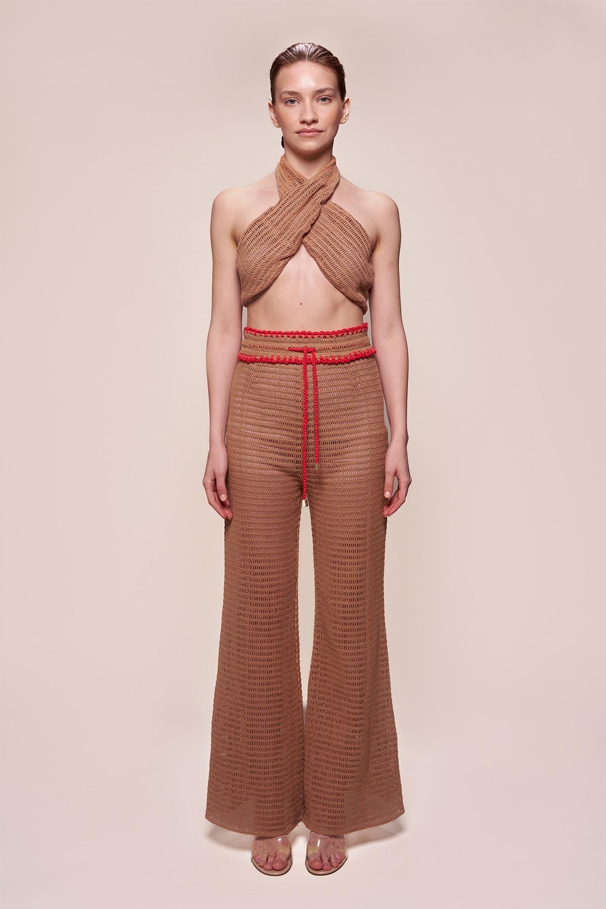 PERSEPOHE TROUSERS NUDE