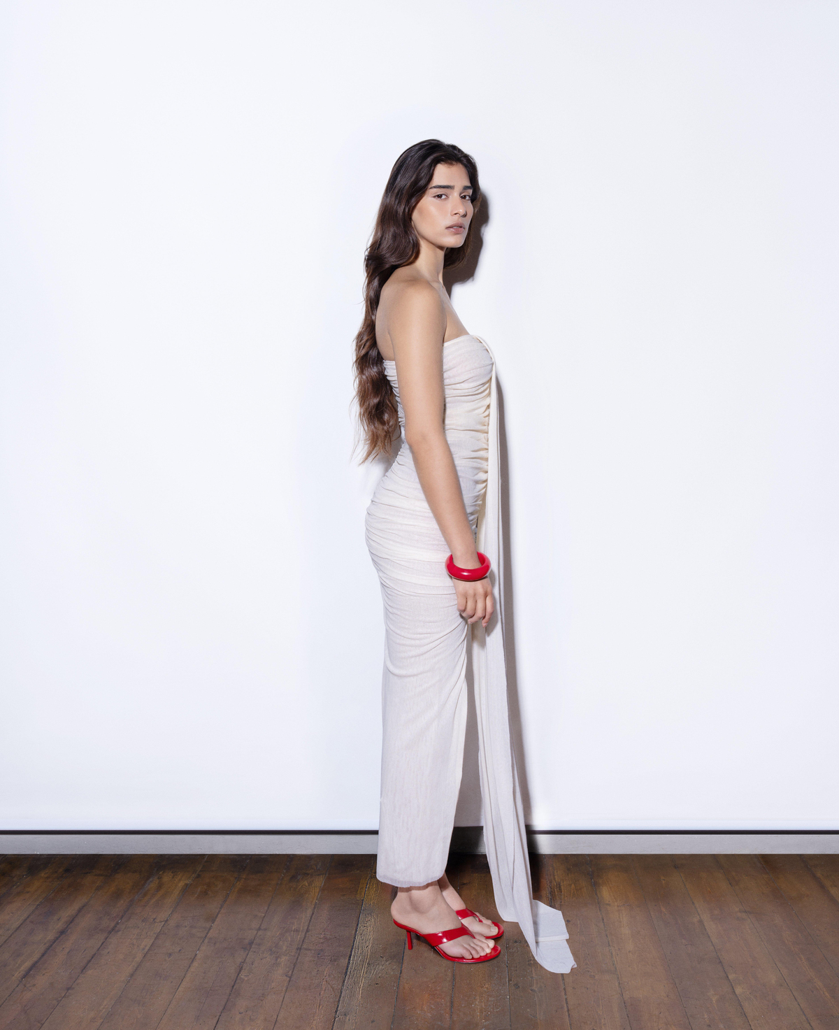 Reyhan Dress Creamy 