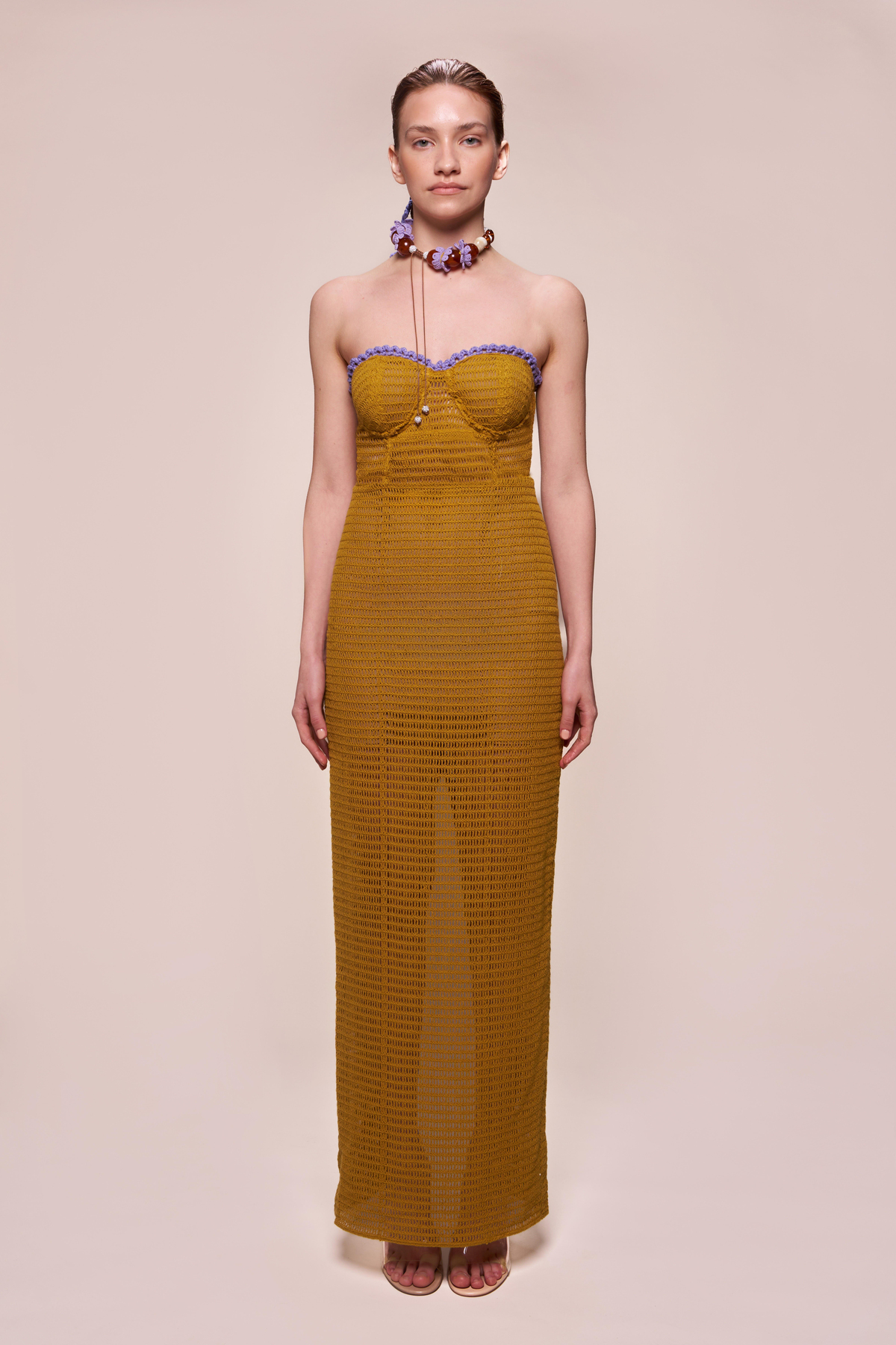 VENUS DRESS OCHRE