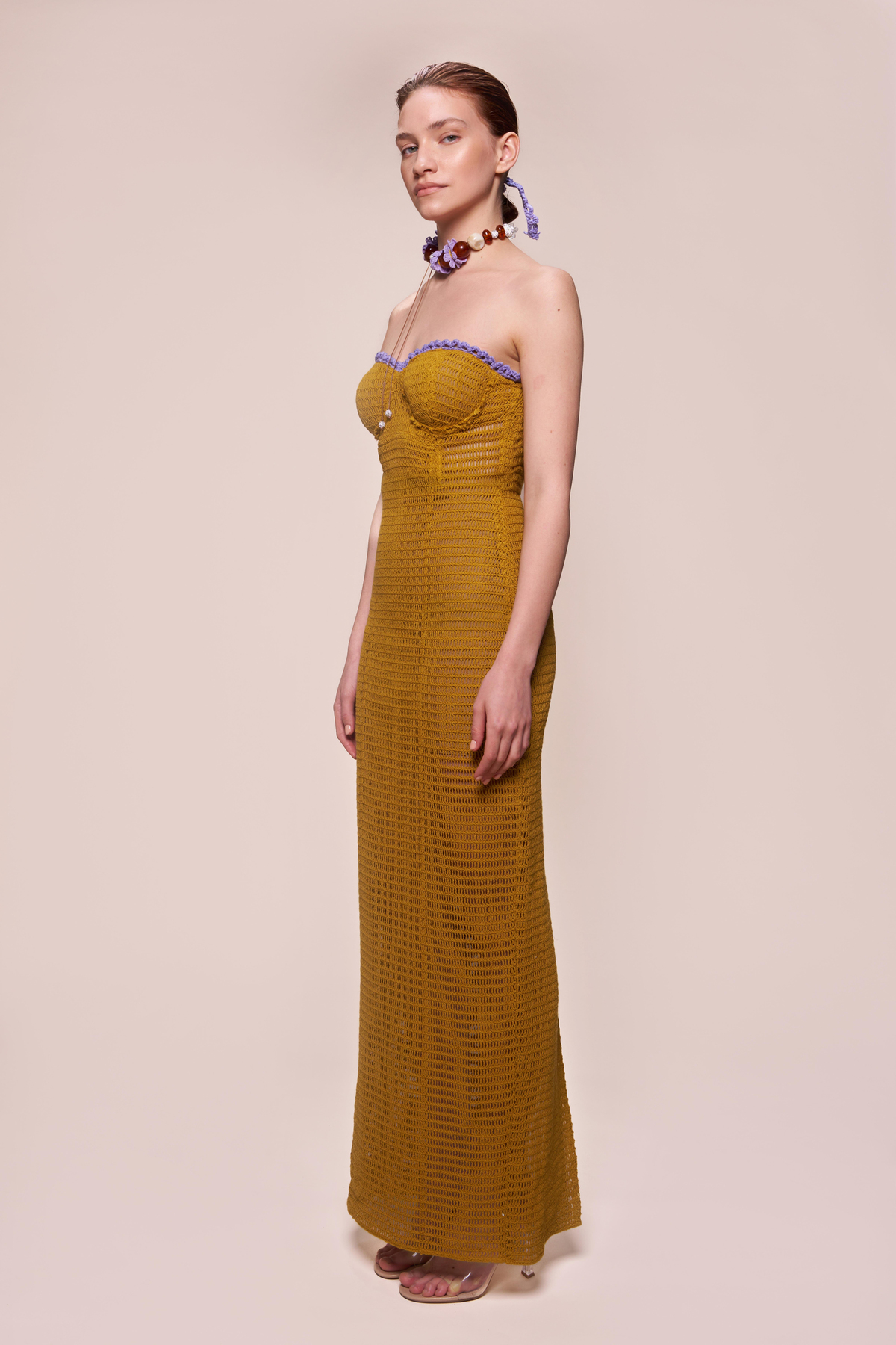 VENUS DRESS OCHRE