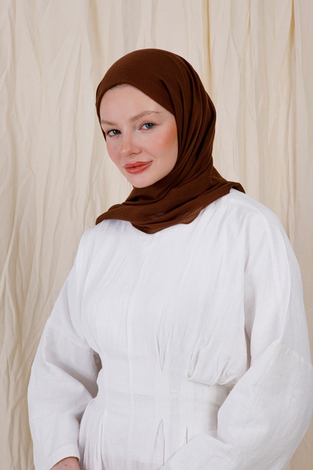 KESTANE RENGİ BAMBU ŞAL