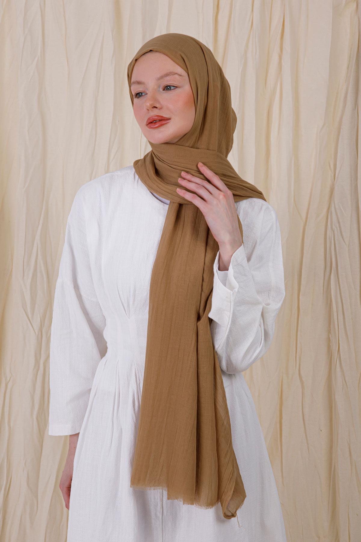 CAMEL RENGİ BAMBU ŞAL