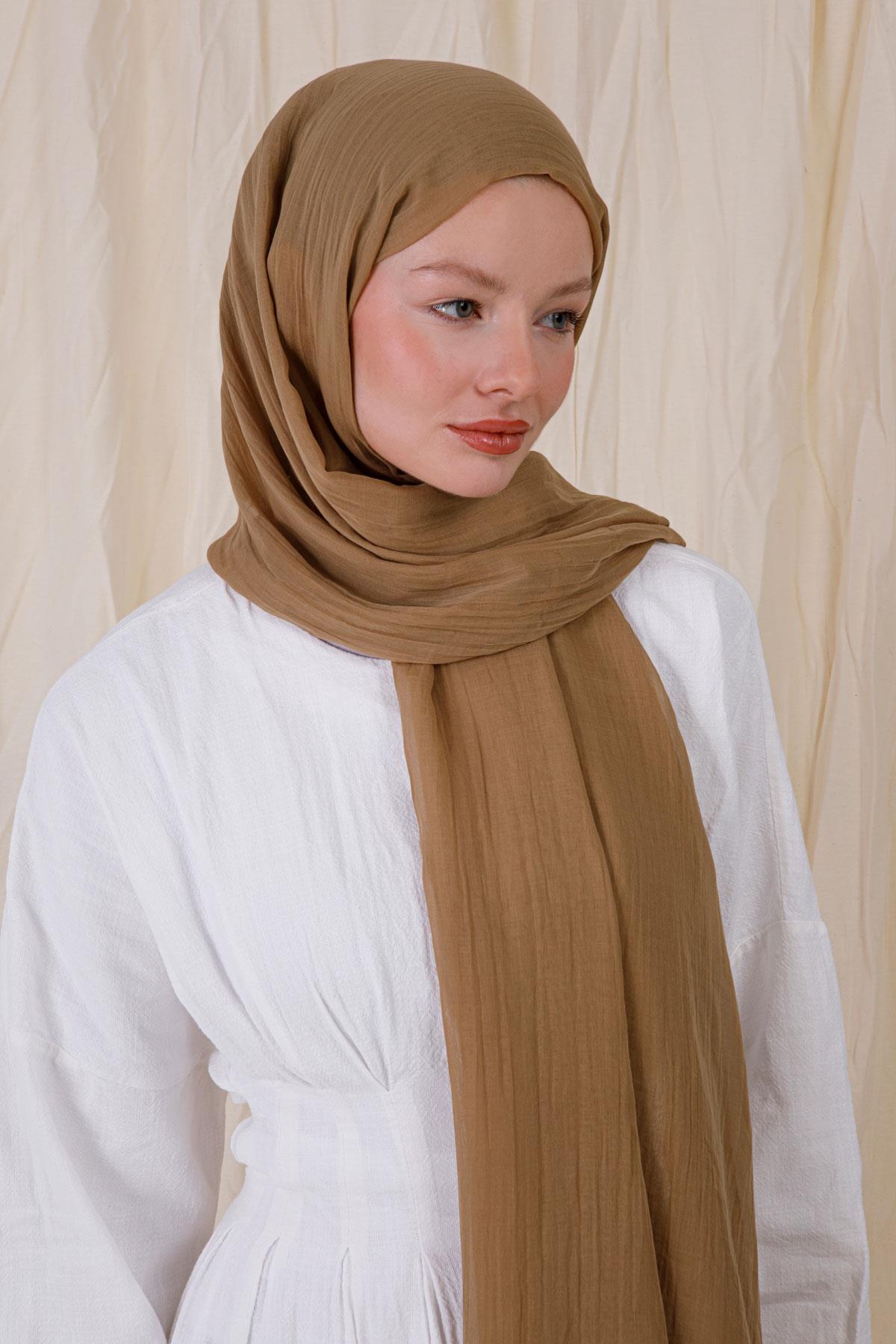 CAMEL RENGİ BAMBU ŞAL