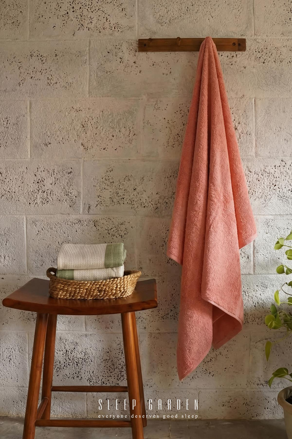 %100 Pamuk Yumuşak Dokulu 90x140 Banyo HavlusuSleep Garden