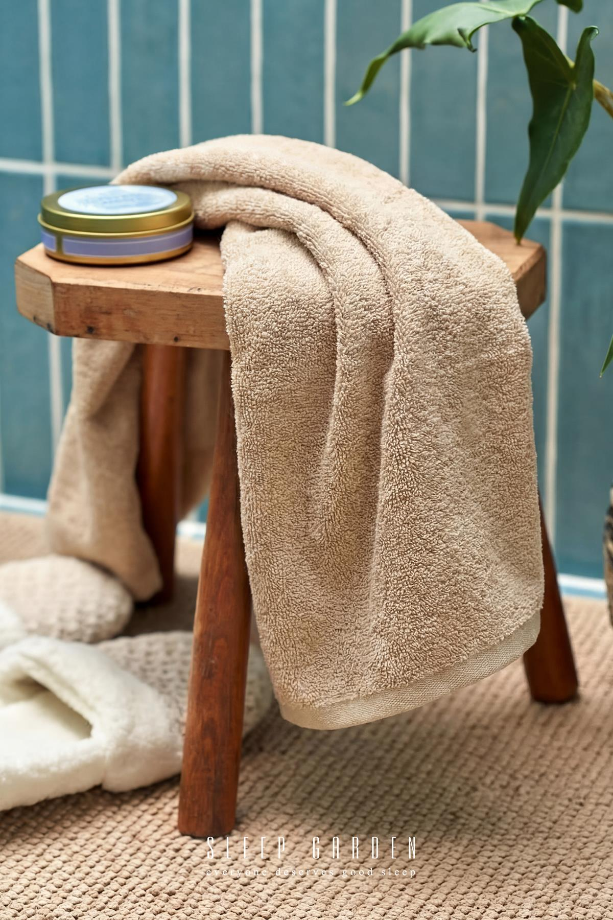 %100 Pamuk Yumuşak Dokulu 90x140 Banyo Havlusu Kahverengi %100 Pamuk Yumuşak Dokulu 90x140 Banyo Havlusu Kahverengi Sleep Garden