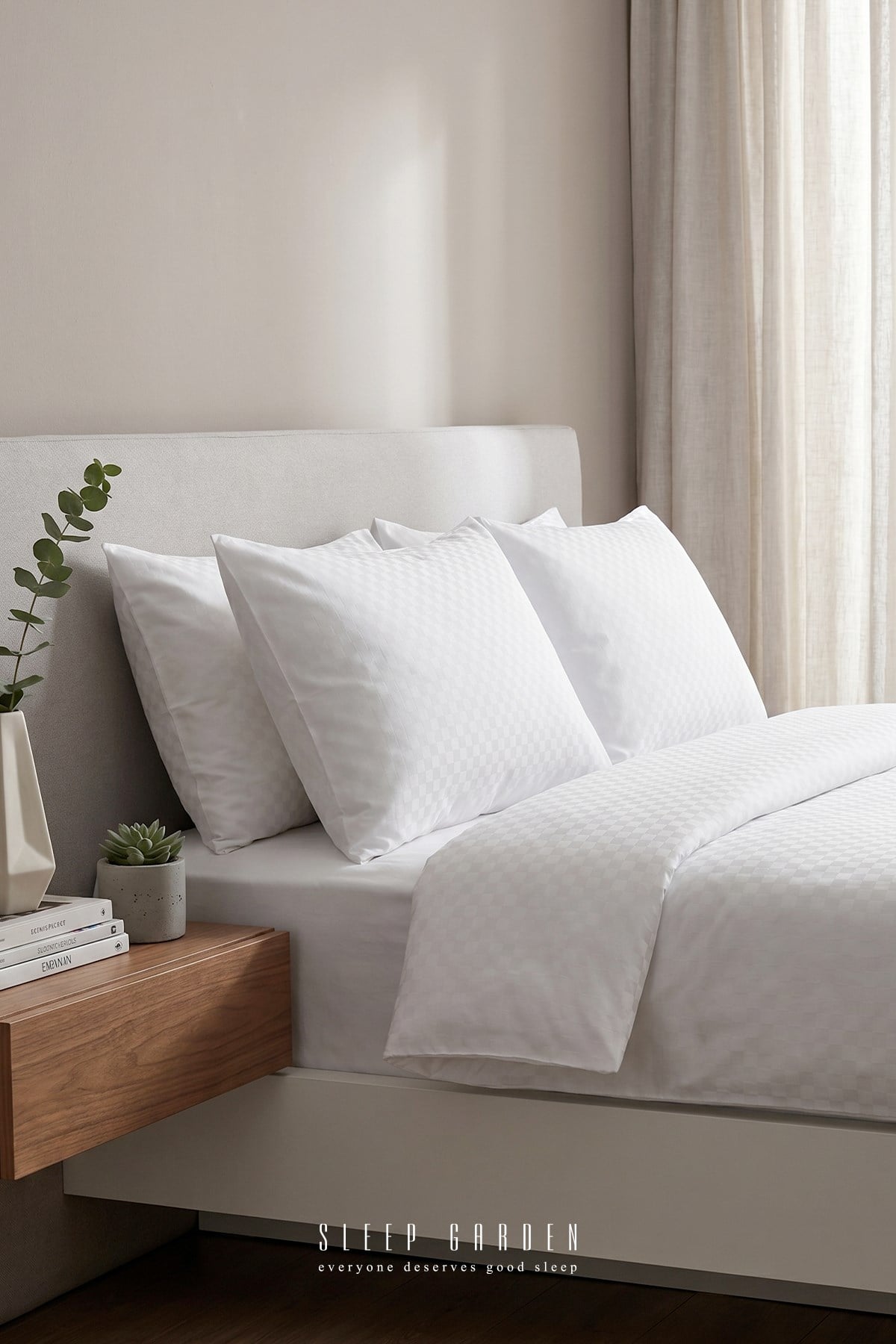 Glory %100 Pamuk Lastikli Beyaz Nevresim Takımı%100 Pamuk Lastikli Beyaz Glory Tek Kişilik Nevresim Takımı | Sleep GardenSleep Garden