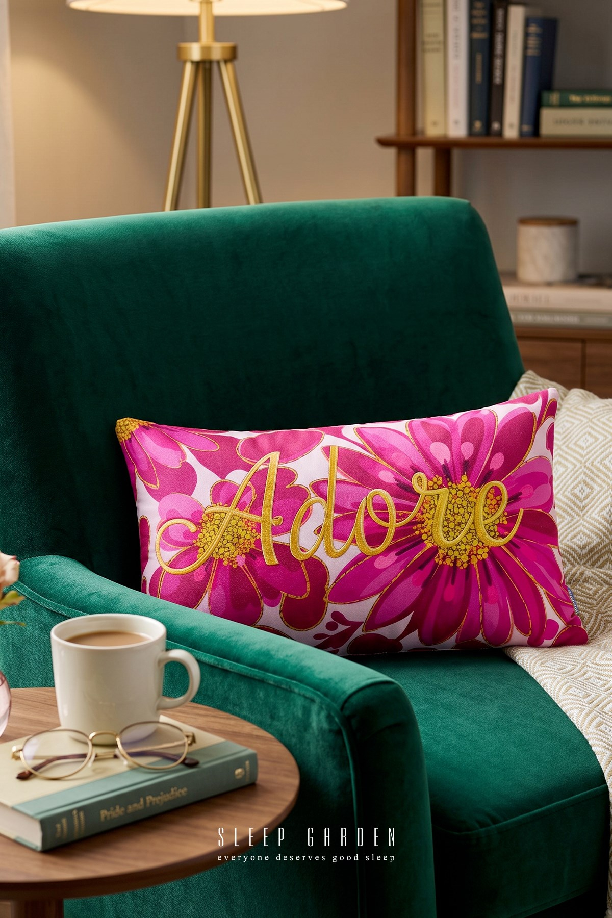 Sleep Garden Adore Tasarım Dekoratif Kırlent Kılıfı | Modern Ev Dekoru 30x50Sleep Garden