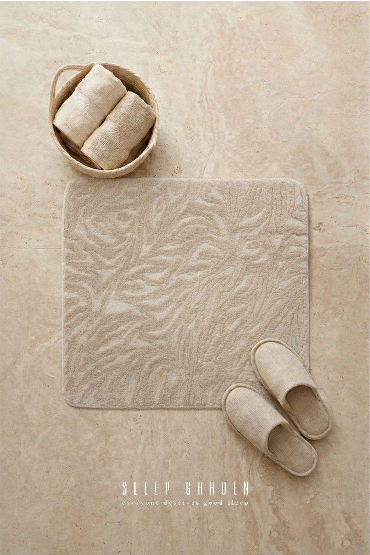 Sleep Garden Calma Banyo Paspası Kaydırmaz Kahverengi 50x60Sleep Garden Calma Banyo Paspası Kaydırmaz Kahverengi 50x60Sleep Garden