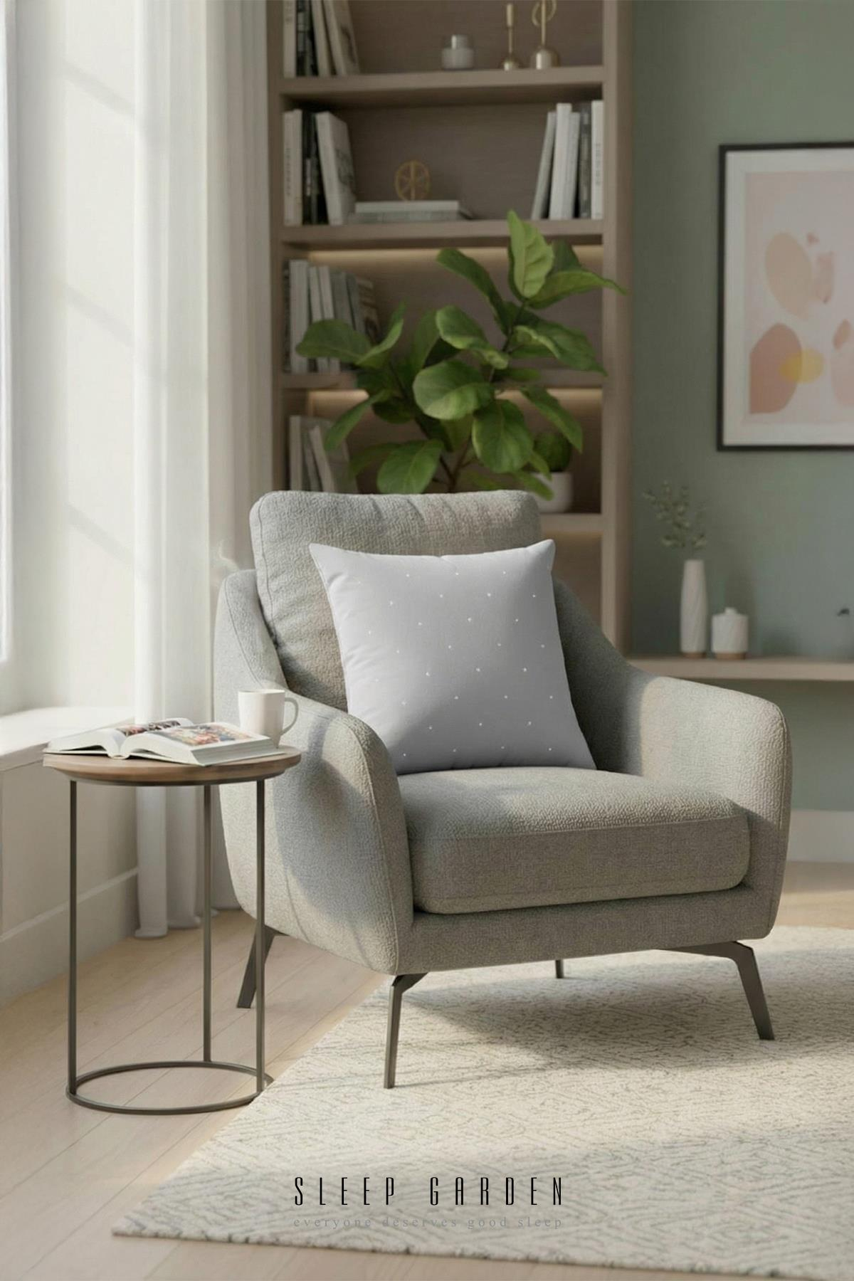 Sleep Garden Erguvan Serisi Kadife Bej Taşlı Dekoratif Kırlent 45x45 Sleep Garden Erguvan Serisi Kadife Bej Taşlı Dekoratif Kırlent 45x45 Sleep Garden