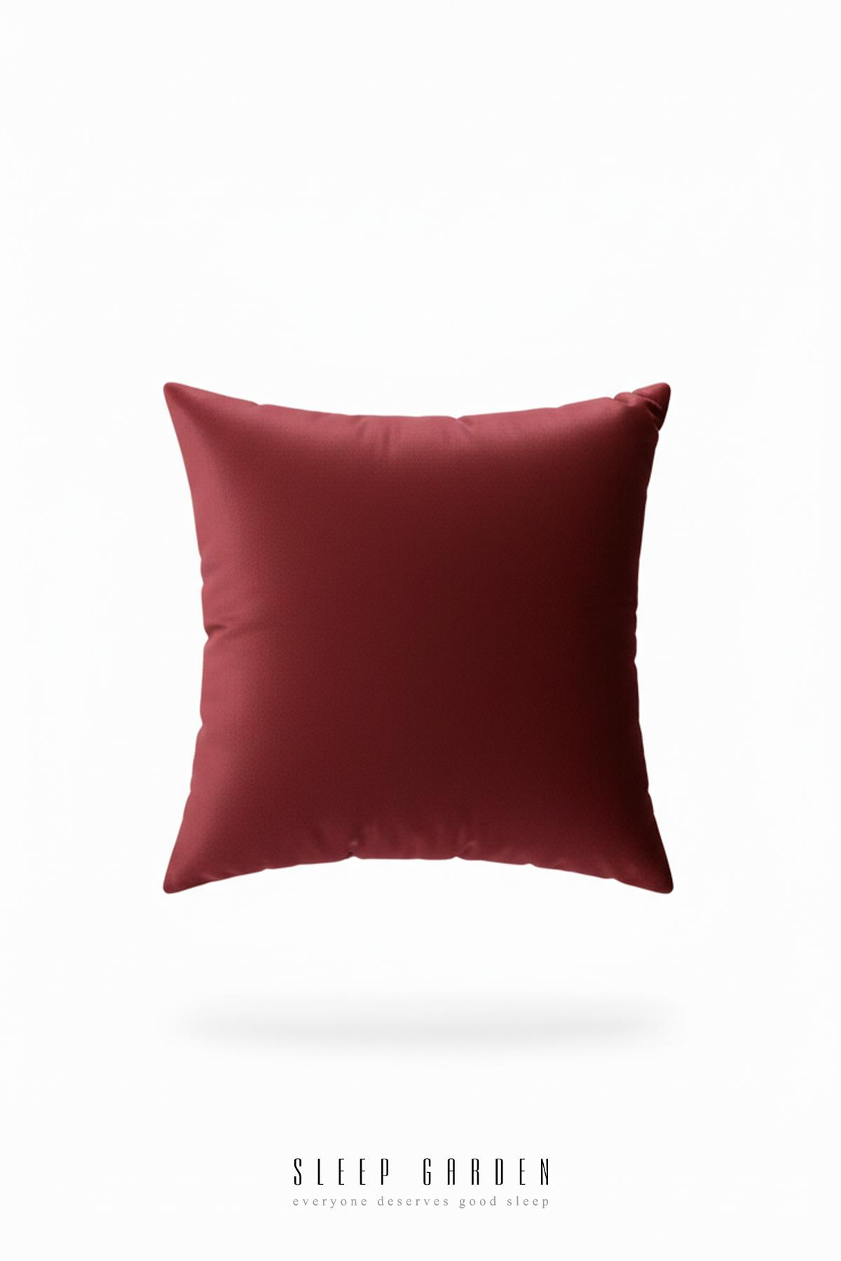 Sleep Garden Erguvan Serisi Kadife Bordo Taşlı Dekoratif Kırlent 45x45 2'liSleep Garden Erguvan Serisi Kadife Bordo Taşlı Dekoratif Kırlent 45x45 2'liSleep Garden