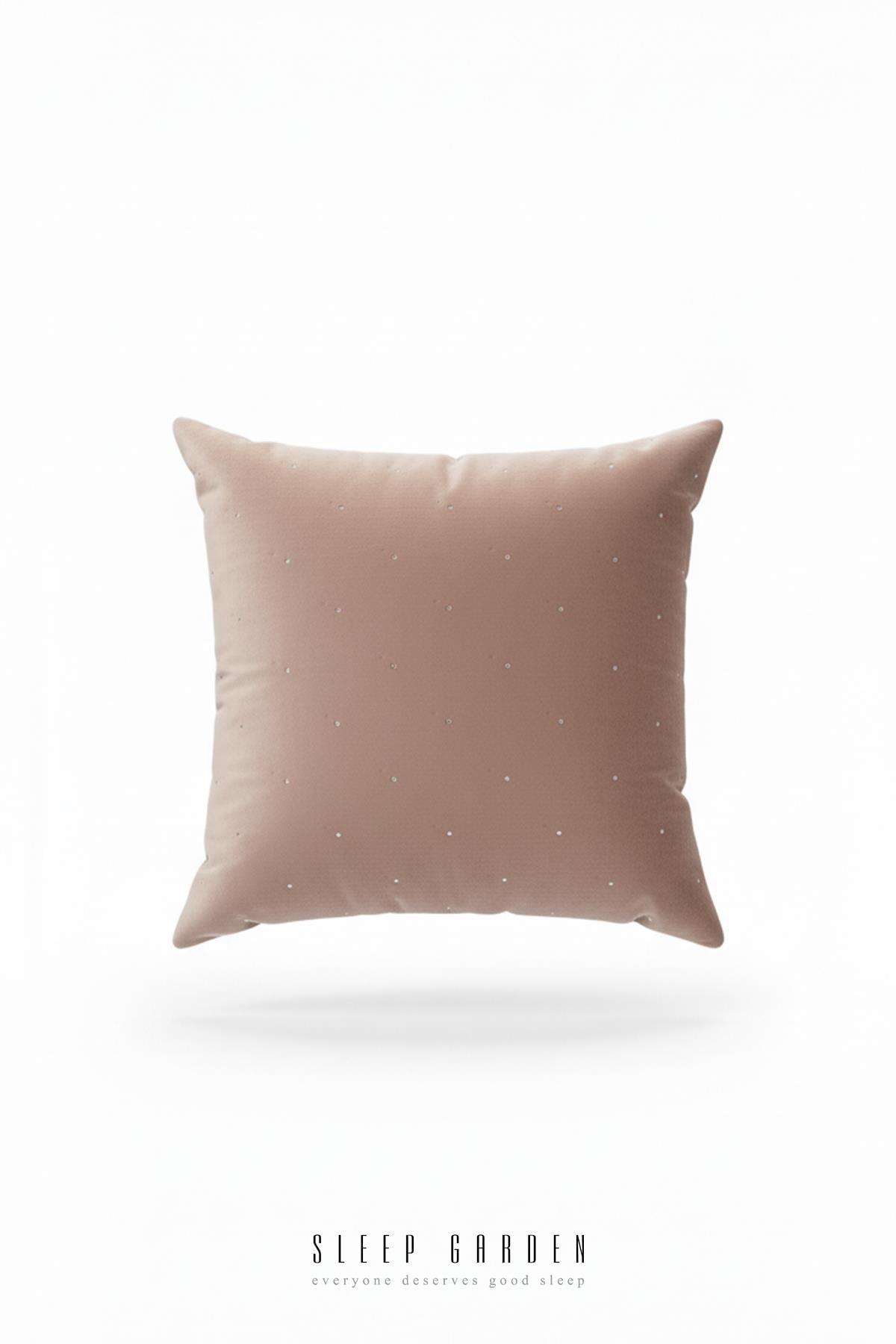 Sleep Garden Erguvan Serisi Kadife Pudra Taşlı Dekoratif Kırlent 45x45 Sleep Garden Erguvan Serisi Kadife Pudra Taşlı Dekoratif Kırlent 45x45 Sleep Garden