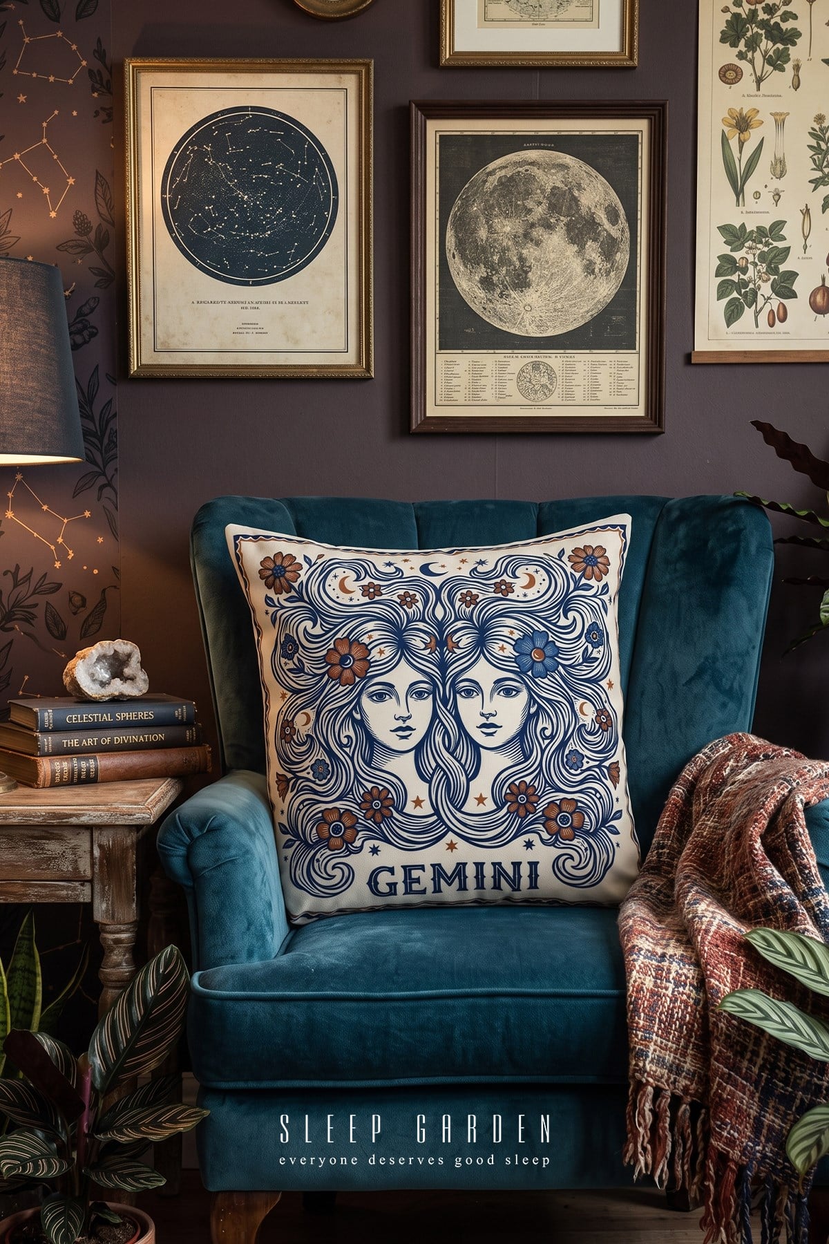 Sleep Garden İkizler/Gemini Burç Tasarım Modern Dekoratif Kırlent Kılıfı 43x43Sleep Garden İkizler/Gemini Burç Tasarım Modern Dekoratif Kırlent Kılıfı 43x43Sleep Garden