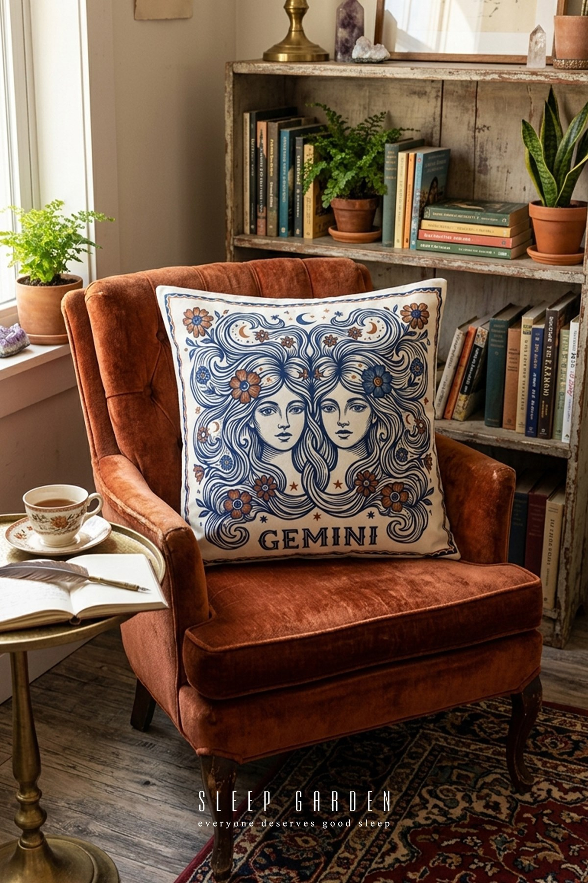 Sleep Garden İkizler/Gemini Burç Tasarım Modern Dekoratif Kırlent Kılıfı 43x43Sleep Garden İkizler/Gemini Burç Tasarım Modern Dekoratif Kırlent Kılıfı 43x43Sleep Garden