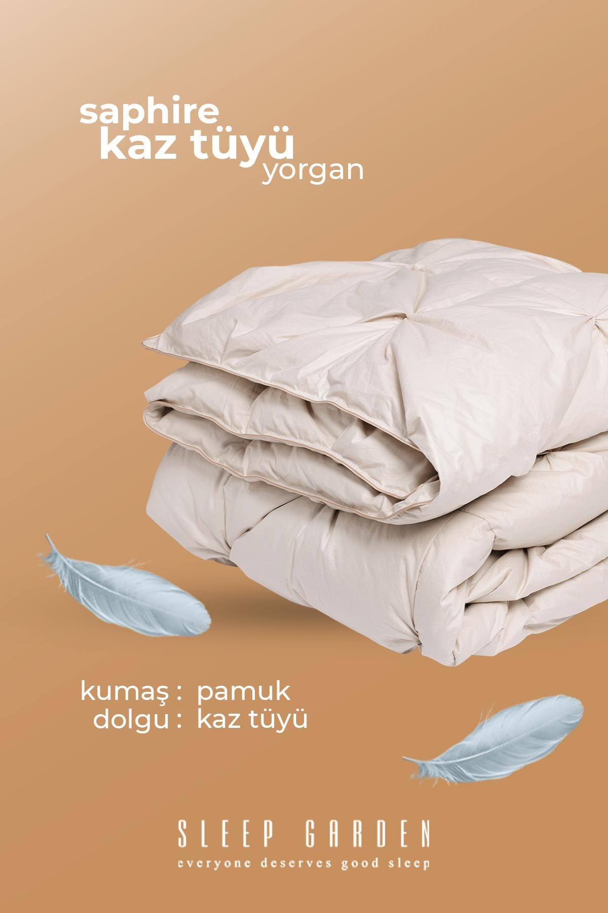Sleep Garden Kaz Tüyü Yorgan Çift Kişilik Jüt Keten Çantalı (195x215)Sleep Garden Kaz Tüyü Yorgan Çift Kişilik Jüt Keten Çantalı (195x215)Sleep Garden