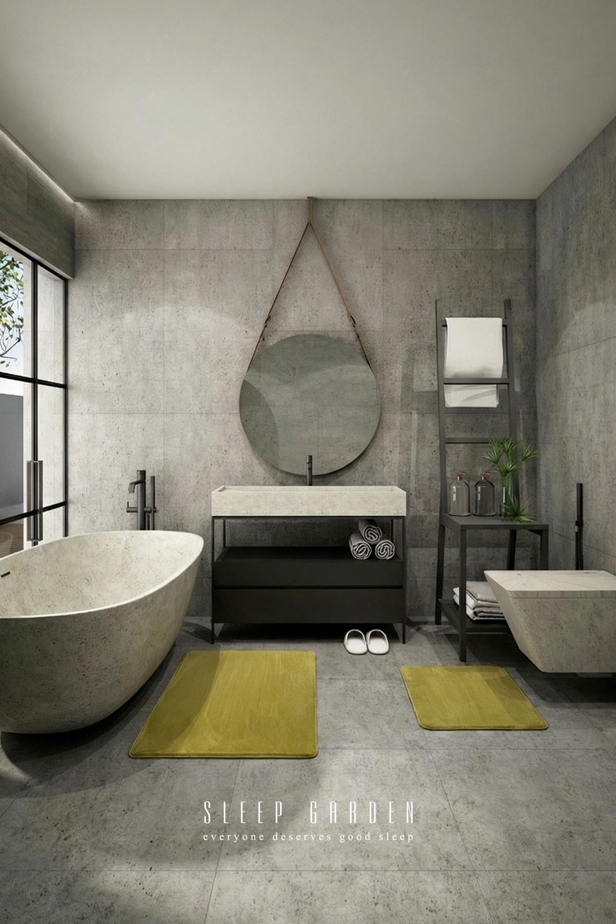 Sleep Garden Luniva Banyo Paspas Seti Kaydırmaz 60x100 cm + 40x60 cm YeşilSleep Garden Luniva Banyo Paspas Seti Kaydırmaz 60x100 cm + 40x60 cm YeşilSleep Garden