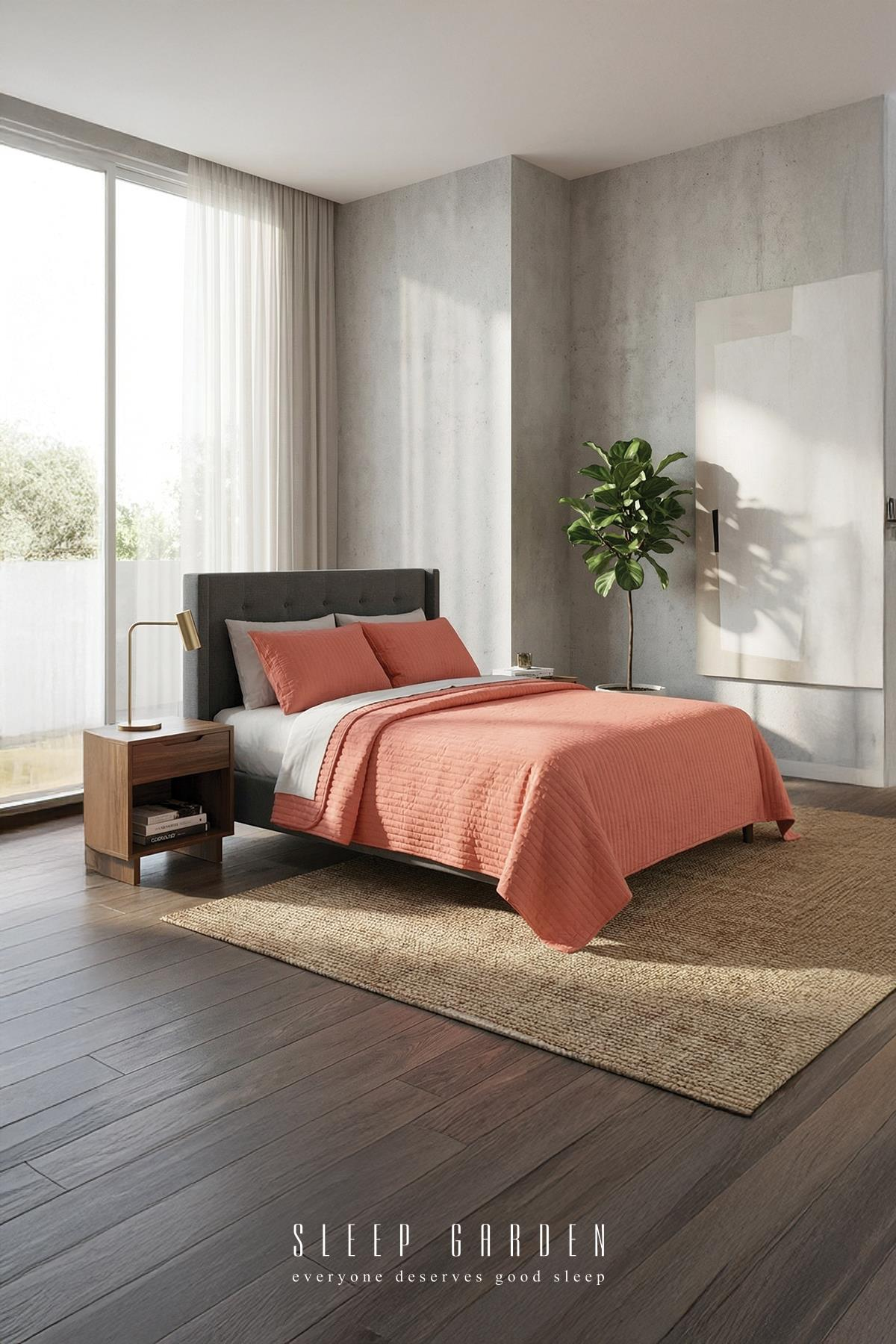 Sleep Garden Melora Yatak Örtüsü Seti Sleep Garden Melora Yatak Örtüsü Seti Çift Kişilik Turuncu - Kaliteli malzemelerden üretilmiş, şık tasarıma sahip çift kişilik turuncu yatak örtüsü seti Sleep Garden'da! Şimdi hemen inceleyin ve yatak odanıza renk katın.Sleep Garden