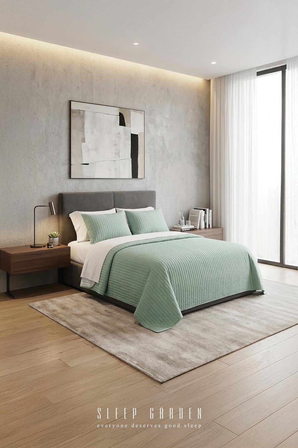 Sleep Garden Melora Yatak Örtüsü Seti Sleep Garden Melora Yatak Örtüsü Seti Çift Kişilik Yeşil - Yüksek Kalite, Şık Tasarım ve Rahatlıkla Sleepgarden.com.tr'de! En İyi Fiyatlarla Hemen Satın Alın.Sleep Garden