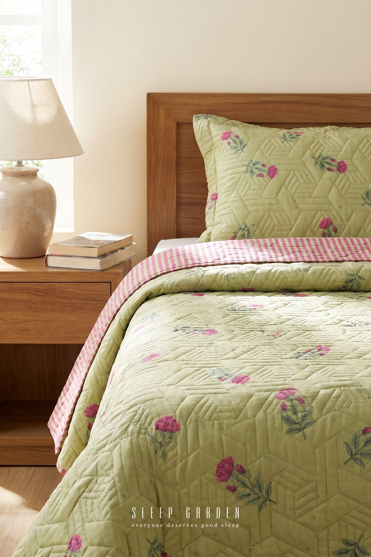 Sleep Garden Rozarin Kapitoneli Desenli Şık Yatak Örtüsü Seti Sleep Garden Rozarin Kapitoneli Desenli Şık Yatak Örtüsü Seti Sleep Garden