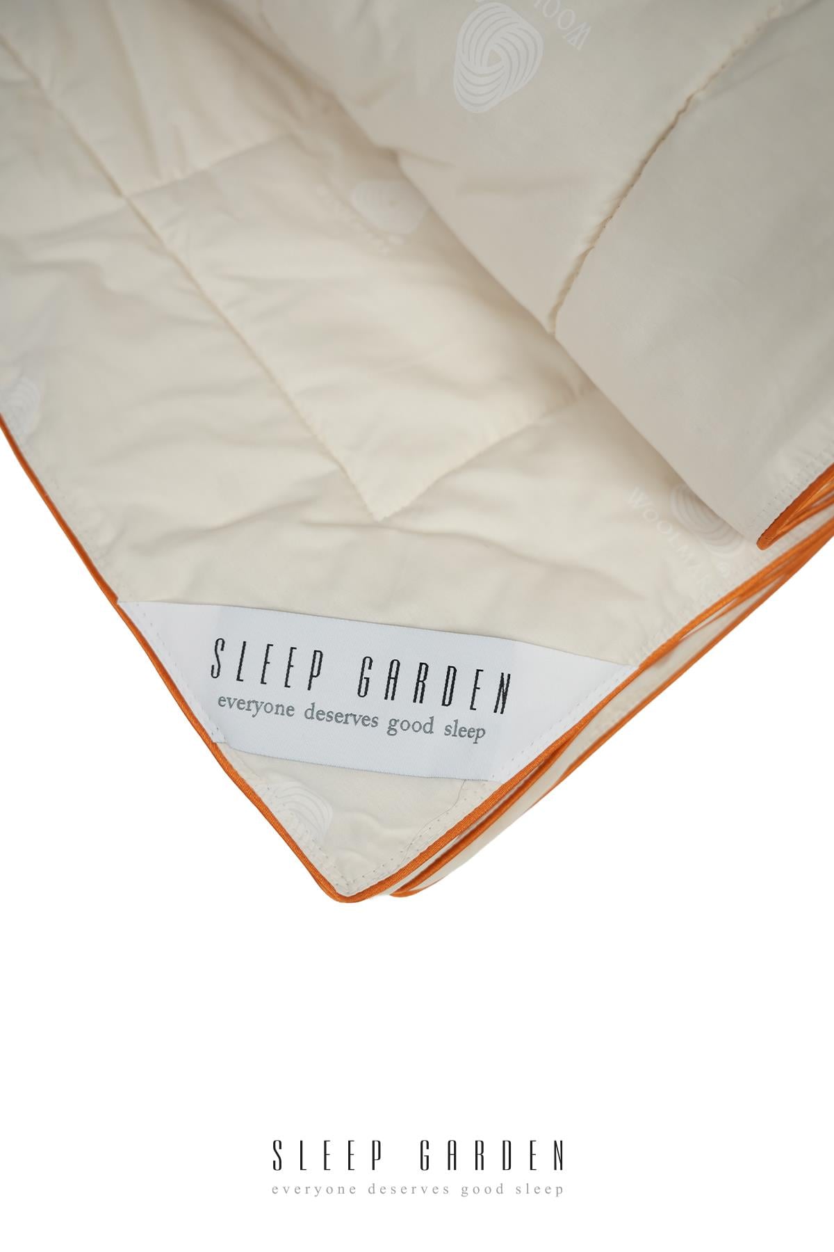 Sleep Garden Yün Biyeli Şık Bebek Yorgan 95x145 Jüt Keten Çantalı Sleep Garden Yün Biyeli Bebek Yorgan 95x145 | %100 Pamuk | Jüt Keten ÇantalıSleep Garden