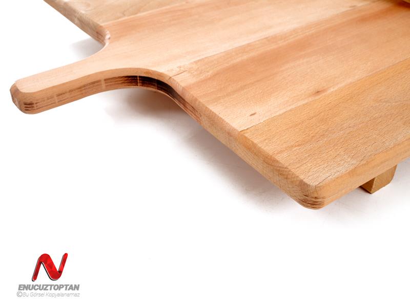 Ahşap Kesme Tahtası Kulplu Tezgah Üstü Mega Boy 50X90 cm | ID4602