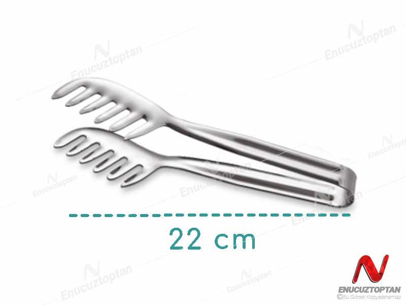 Alezy Çelik 304 Makarna Maşası 22 cm | ID3904