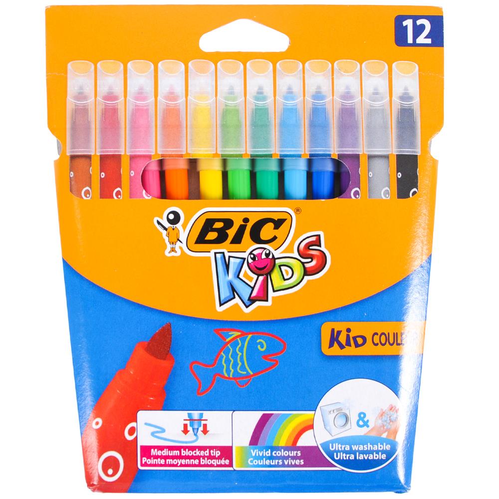 BIC Keçeli Boya Kalemi 12'li  | ID5002