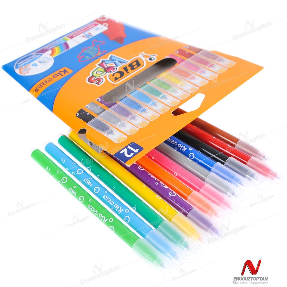 BIC Keçeli Boya Kalemi 12'li  | ID5002