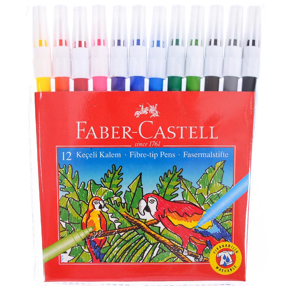 Faber-Castell Keçeli Boya Kalemi 12'li | ID493