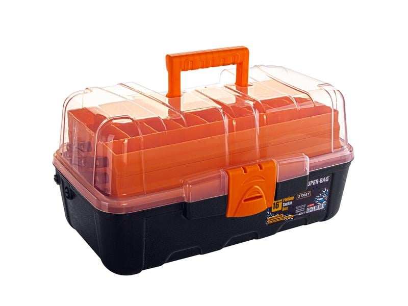 Super-Bag 16 inç Raflı Balıkçı Alet Takım Çantası ASR-5038 | ID4690