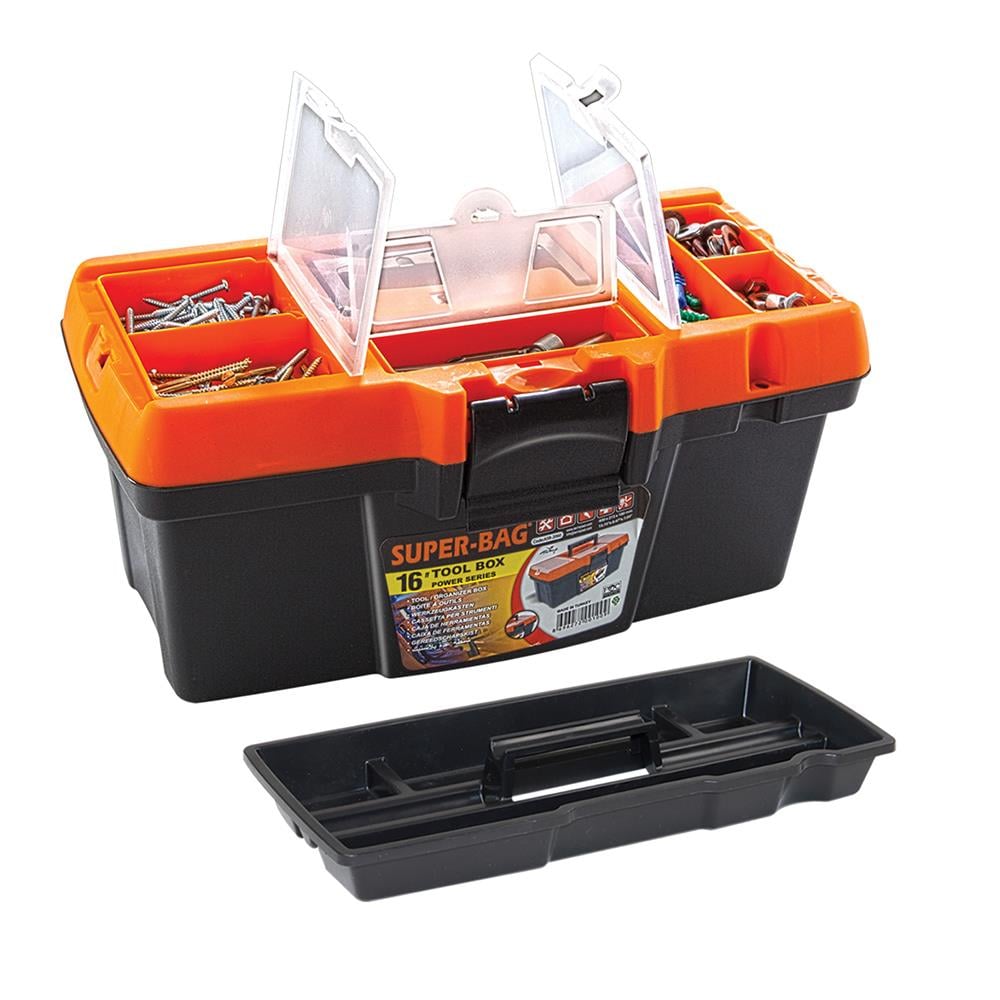Super-Bag 16  Plastik Kilitli Takım-Alet Çantası - ASR2060 | ID2499