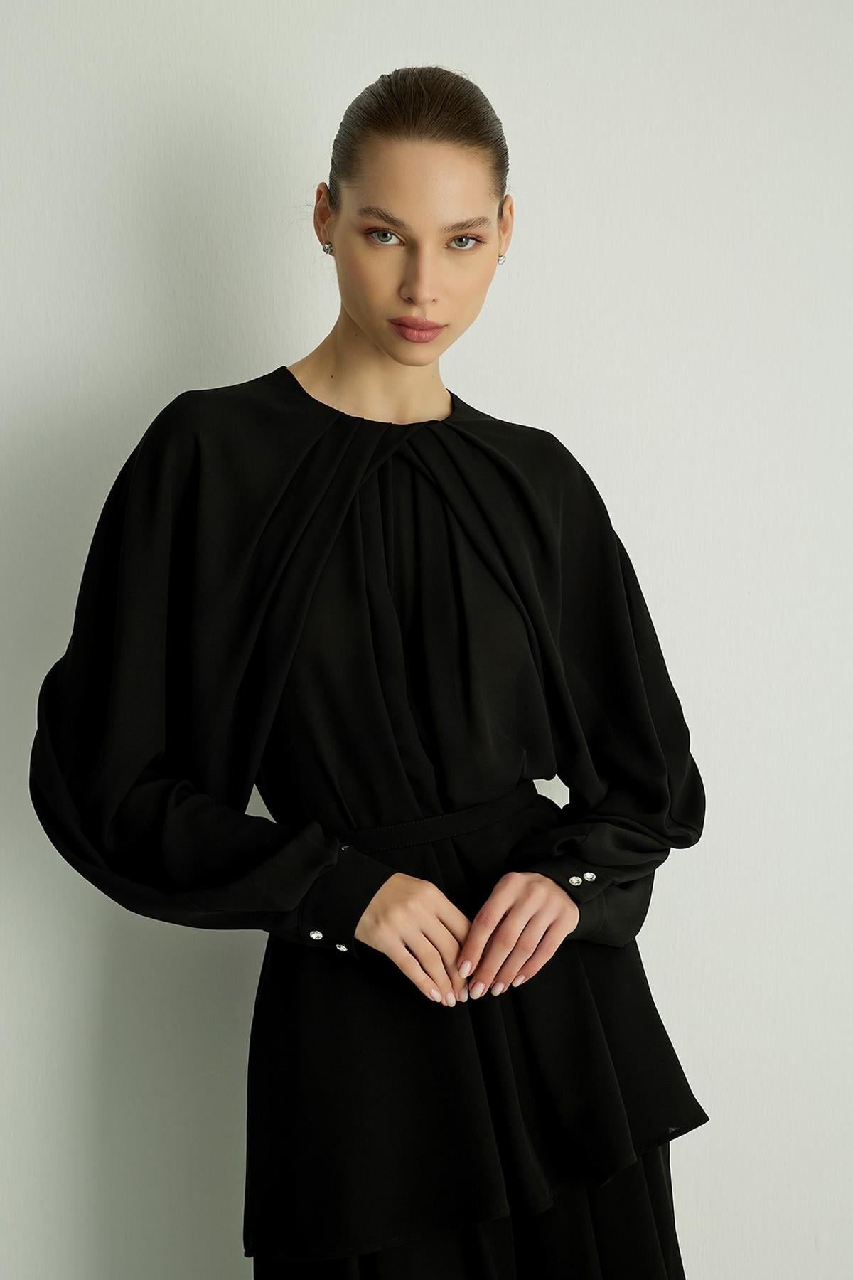 20002 DREAM BLUZ Siyah-SD262062020002