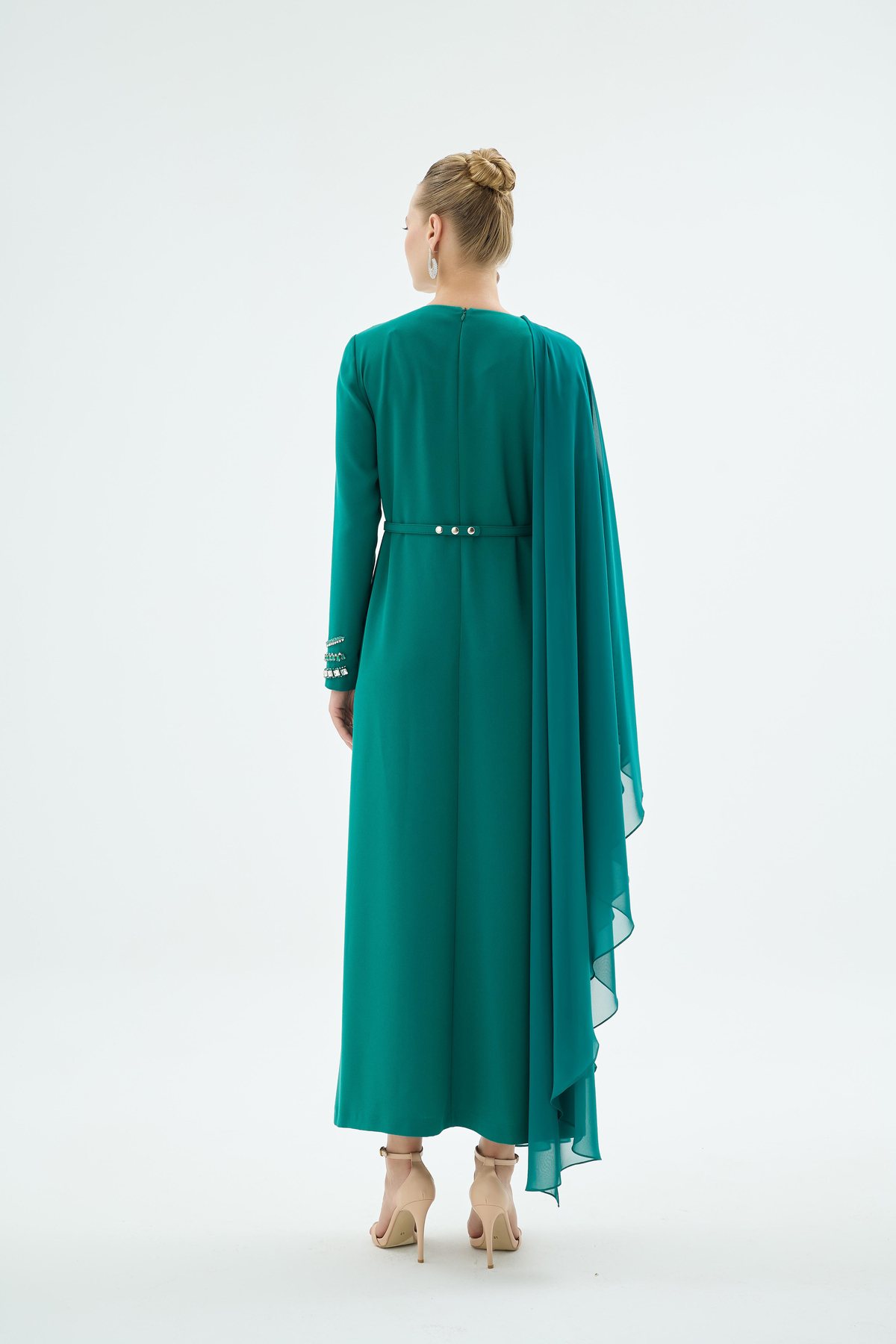 30024 PAİS ELBİSE Zümrüt-SD261061030024